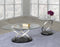 Chantal 2 Piece Coffee Table Set (Black & Silver)