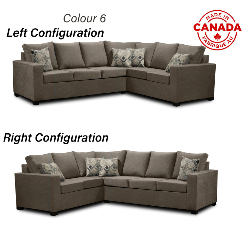 Nadia Sectional Made In Canada