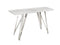 Ella Sofa Table (White & Silver)