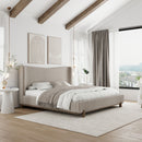 [ Dora 78" King Platform Bed ] - Custom Furniture Manufacturer Brampton, Toronto, Vaughan, Mississauga, Ontario, Oakville, Hamilton