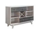 Multi Tiered Buffet (White Oak & Grey)