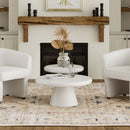 [ Gal 2pc Round Coffee Table Set in White ] - Custom Furniture Manufacturer Brampton, Toronto, Vaughan, Mississauga, Ontario, Oakville, Hamilton