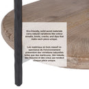[ Joe Oval Coffee Table in Natural and Black ] - Custom Furniture Manufacturer Brampton, Toronto, Vaughan, Mississauga, Ontario, Oakville, Hamilton