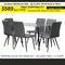 Abbot Dining Set 7 Pcs (available Black & Grey)