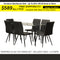 Abbot Dining Set 7 Pcs (available Black & Grey)