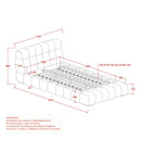 [ Posh 60" Queen Platform Bed ] - Custom Furniture Manufacturer Brampton, Toronto, Vaughan, Mississauga, Ontario, Oakville, Hamilton