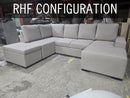 Jasper Sofa Bed Sectional + Storage Ottoman - Made In Canada