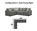 Nadia Sectional Made In Canada