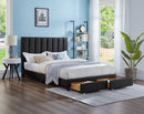 [ T2120 - Bed ] - Custom Furniture Manufacturer Brampton, Toronto, Vaughan, Mississauga, Ontario, Oakville, Hamilton