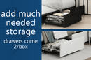 [ T2205 - Bed ] - Custom Furniture Manufacturer Brampton, Toronto, Vaughan, Mississauga, Ontario, Oakville, Hamilton