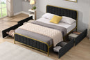 [ T2334 - Bed ] - Custom Furniture Manufacturer Brampton, Toronto, Vaughan, Mississauga, Ontario, Oakville, Hamilton