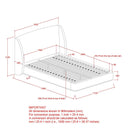 [ Ursa 60" Queen Platform ] - Custom Furniture Manufacturer Brampton, Toronto, Vaughan, Mississauga, Ontario, Oakville, Hamilton