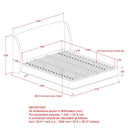 [ Ursa 78" King Platform Bed ] - Custom Furniture Manufacturer Brampton, Toronto, Vaughan, Mississauga, Ontario, Oakville, Hamilton