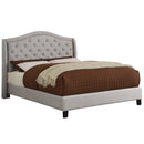 Lou Queen Platform Bed in Grey - sydneysfurniture