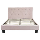 Elle Platform Bed in Blush - sydneysfurniture