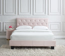 Elle Platform Bed in Blush - sydneysfurniture