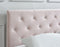 Elle Platform Bed in Blush - sydneysfurniture