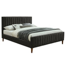 Anna Platform Bed in Charcoal - sydneysfurniture