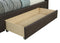 Emily Platform Bed W/Drawers in Charcoal - sydneysfurniture