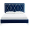 Dior Platform Bed in Blue - sydneysfurniture