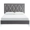 Dior Platform Bed in Grey - sydneysfurniture
