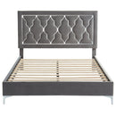 Dior Platform Bed in Grey - sydneysfurniture