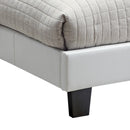 Glow Queen Platform Bed in White