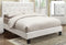 Glow Queen Platform Bed in White