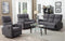Sofa Set 1808 Grey Fabric 5 Recliners - Furniture Warehouse Brampton
