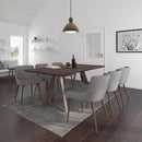 Driz Rectangular Dining Table in Walnut