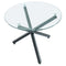 Susan Round Dining Table in Black - sydneysfurniture