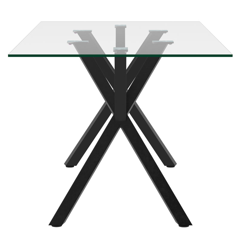 Cosmos Rectangular Dining Table in Black