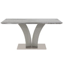 Napolian Rectangular Dining Table in Grey