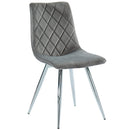 Marla Side Chair, set of 2, in Grey - sydneysfurniture