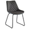 Vince Side Chair, set of 2, in Charcoal - sydneysfurniture