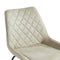 Vince Side Chair, set of 2, in Taupe - sydneysfurniture