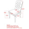 Lucius Side Chair, set of 2, in Beige - sydneysfurniture