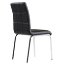 Solar II Side Chair, set of 4, in Black - sydneysfurniture