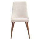 Nora Side Chair, set of 2, in Beige - sydneysfurniture