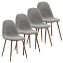 Avi Side Chair, set of 4, in Grey - sydneysfurniture