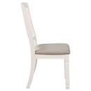 Hill Side Chair, set of 2, in Antique White - sydneysfurniture