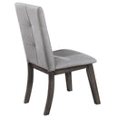 Ash Side Chair, set of 2, in Grey - sydneysfurniture