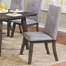 Ash Side Chair, set of 2, in Grey - sydneysfurniture