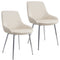 Cass Side Chair, set of 2, in Ivory - sydneysfurniture