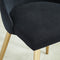 Carmen Side Chair, set of 2, in Black - sydneysfurniture