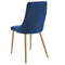 Carmen Side Chair, set of 2, in Blue - sydneysfurniture