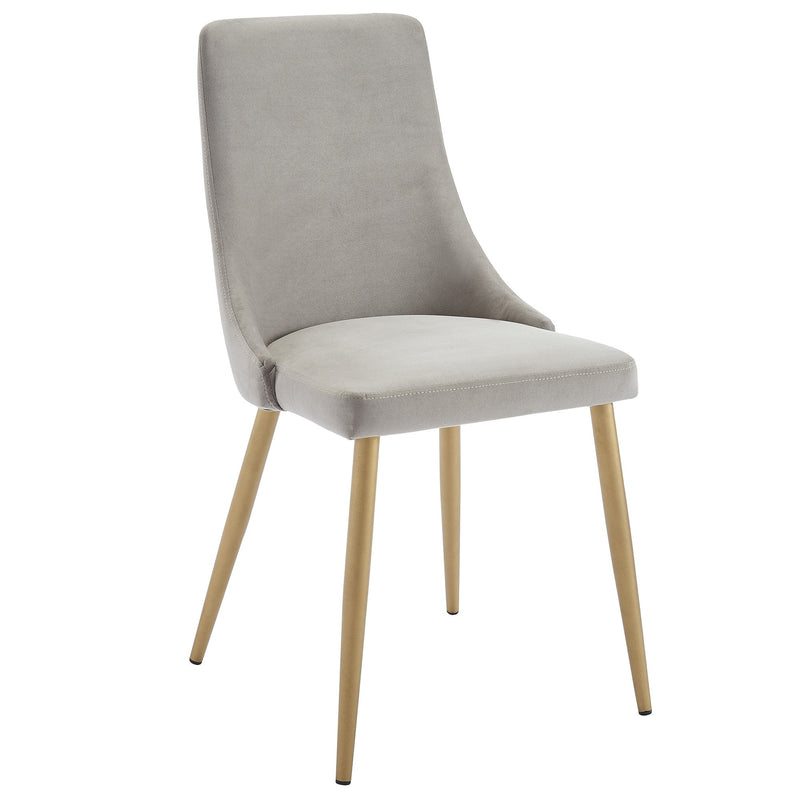Carmen Side Chair, set of 2, in Grey - sydneysfurniture