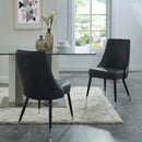 Silvia Chair, set of 2, in Vintage Grey - sydneysfurniture