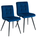 Susan Side Chair, set of 2, in Blue - sydneysfurniture