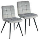 Susan Side Chair, set of 2, in Grey - sydneysfurniture